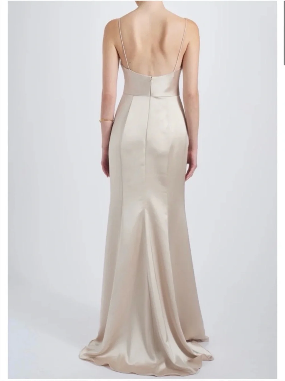 Amsale - Chloe Bridesmaid Dress - Champagne